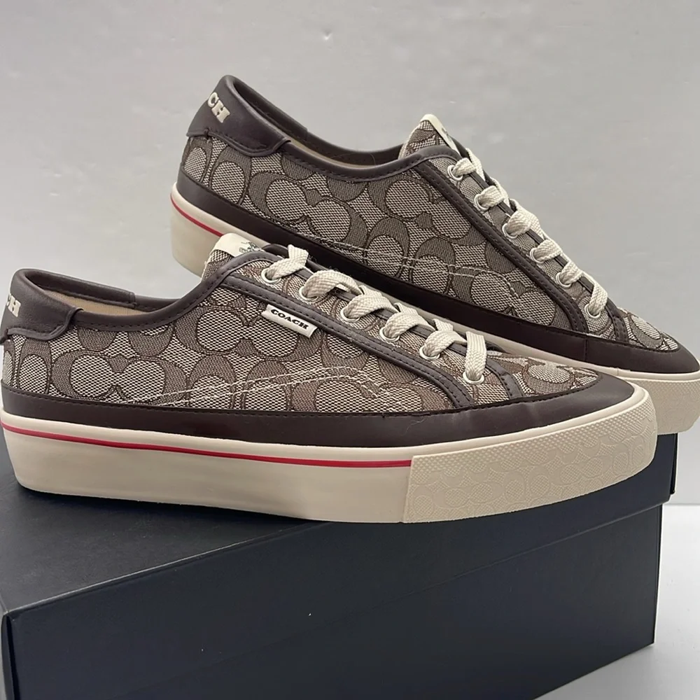 Coach Men's CITYSOLE PLATFORM Sneakers 
OAK/SADDLE
C5931 QGB 10011275JAX - Picture 7 of 16